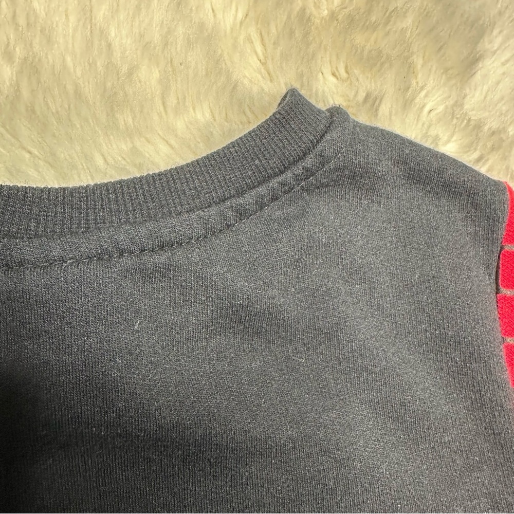 Nintendo Super Mario Sweatshirt Black & Red Size 5 - Picture 15 of 16